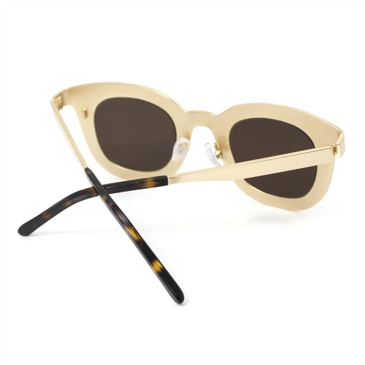 24K IP gold yellow sunglasses (5)(001)